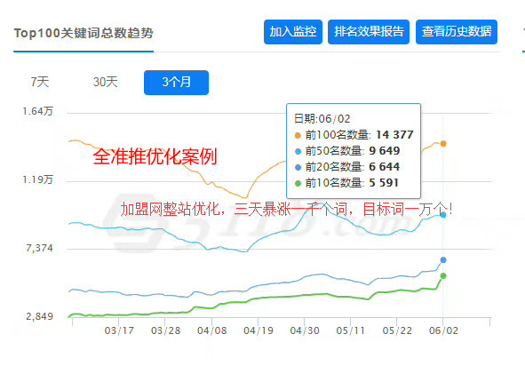 广州加盟网站百度整站优化案例